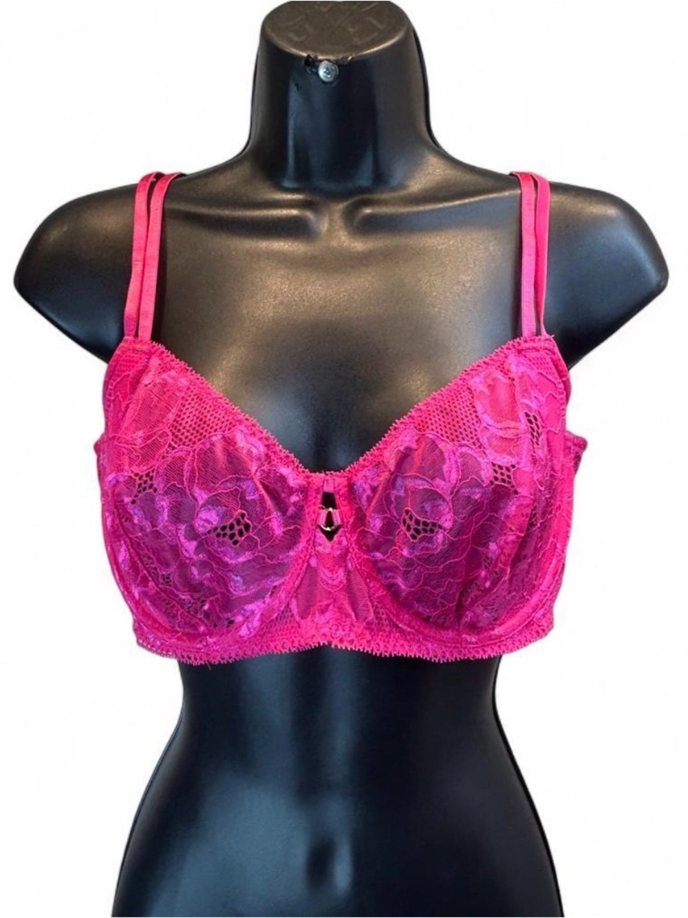 Fuchsia Lace Underwire Bra - Women Intimates